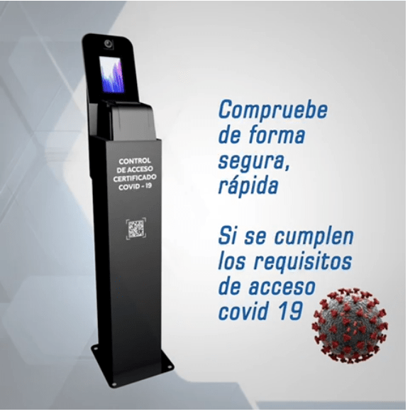 Control de acceso para pasaporte COVID 